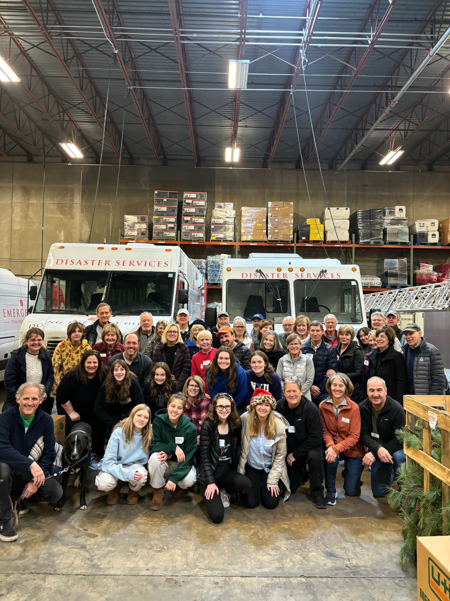 CCNNA volunteers at the Salvation Army toy drive